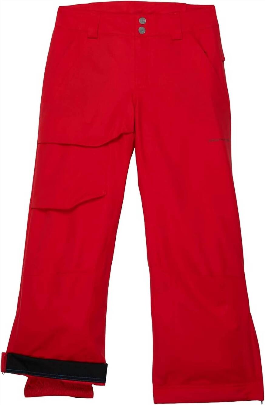 NEW OBERMEYER boy's brisk ski pants in brakelight